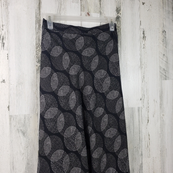 Roz and Ali black white maxi skirt women's size XS - Picture 2 of 8
